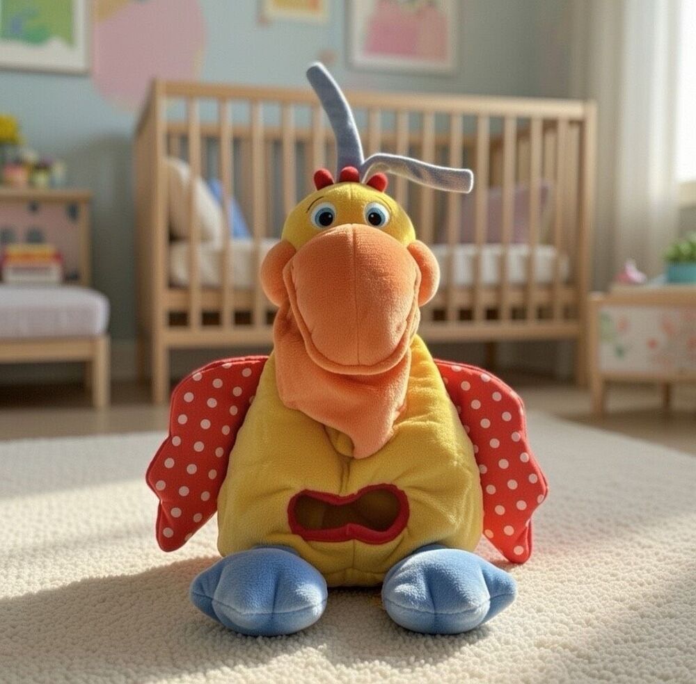 Melissa & Doug Plush K Kid’s Hungry  Pelican Crinkly Wings Squeaky Bill